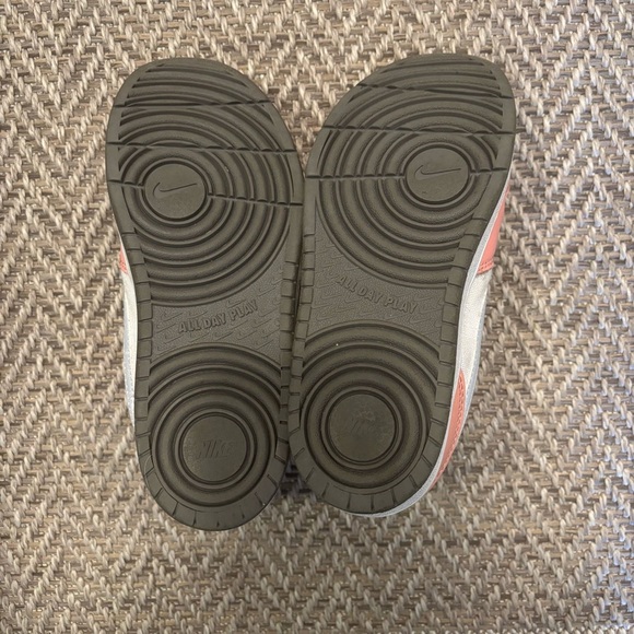 Nike Court Borough Low 2 White/Light Madder Root DM1217 100 - Size 1 Y - Picture 5 of 6